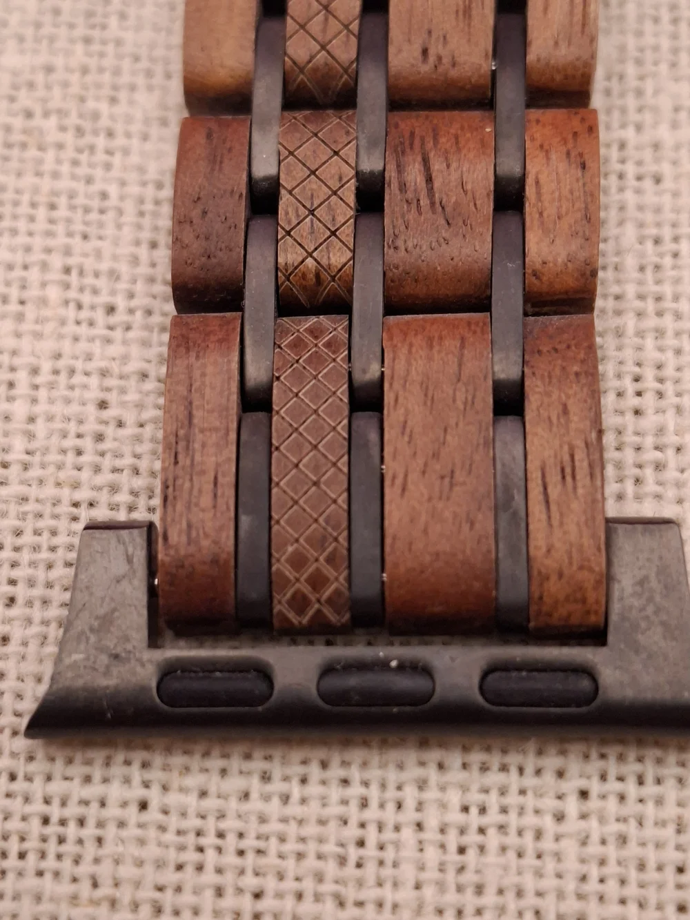 Jord Men's Wooden Link Apple Watch Band  in Brown